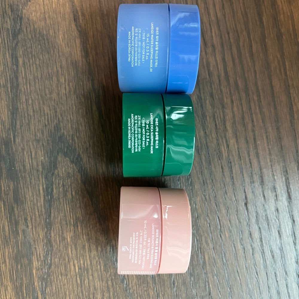 LANEIGE Cica, Bouncy & Firm, Water Sleeping Mask Trio - Picture 5 of 5
